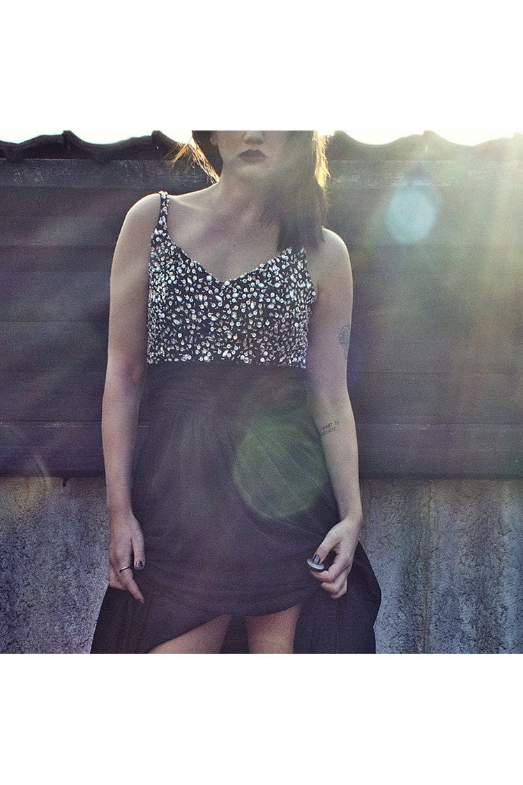 A-Line Wide Strap Floor-Length Chiffon Rhinestone Backless Prom Dress