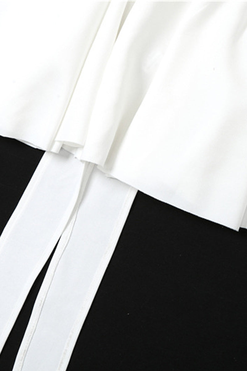 Sweet Simplicity Solid Backless With Bow Square Collar Evening Dresses - View 4 | VelvetHem