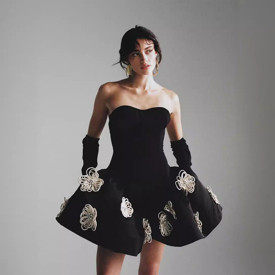 Luxury Crystal Party Bandage Dress - VelvetHem