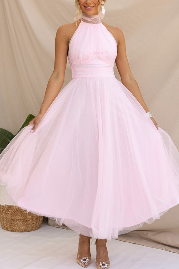 Maricela Effortless Dress with a Long Skirt Boutique Collection