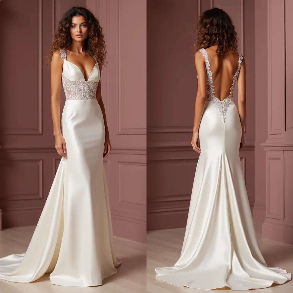 Mermaid Bridal Dress with a Sexy and Romantic Fit for Confident Brides