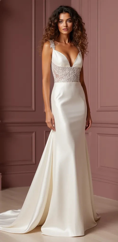 Mermaid Bridal Dress with a Sexy and Romantic Fit for Confident Brides