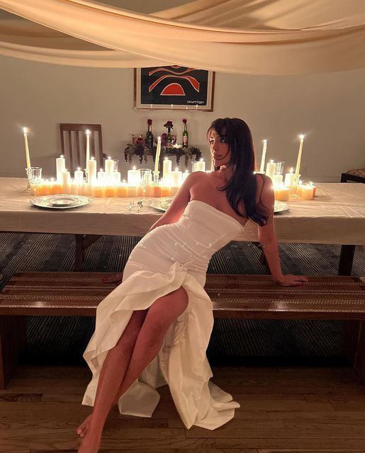 Sexy Strapless White Prom Dress Mermaid Evening Dress Birthday Outfits - FashionDia