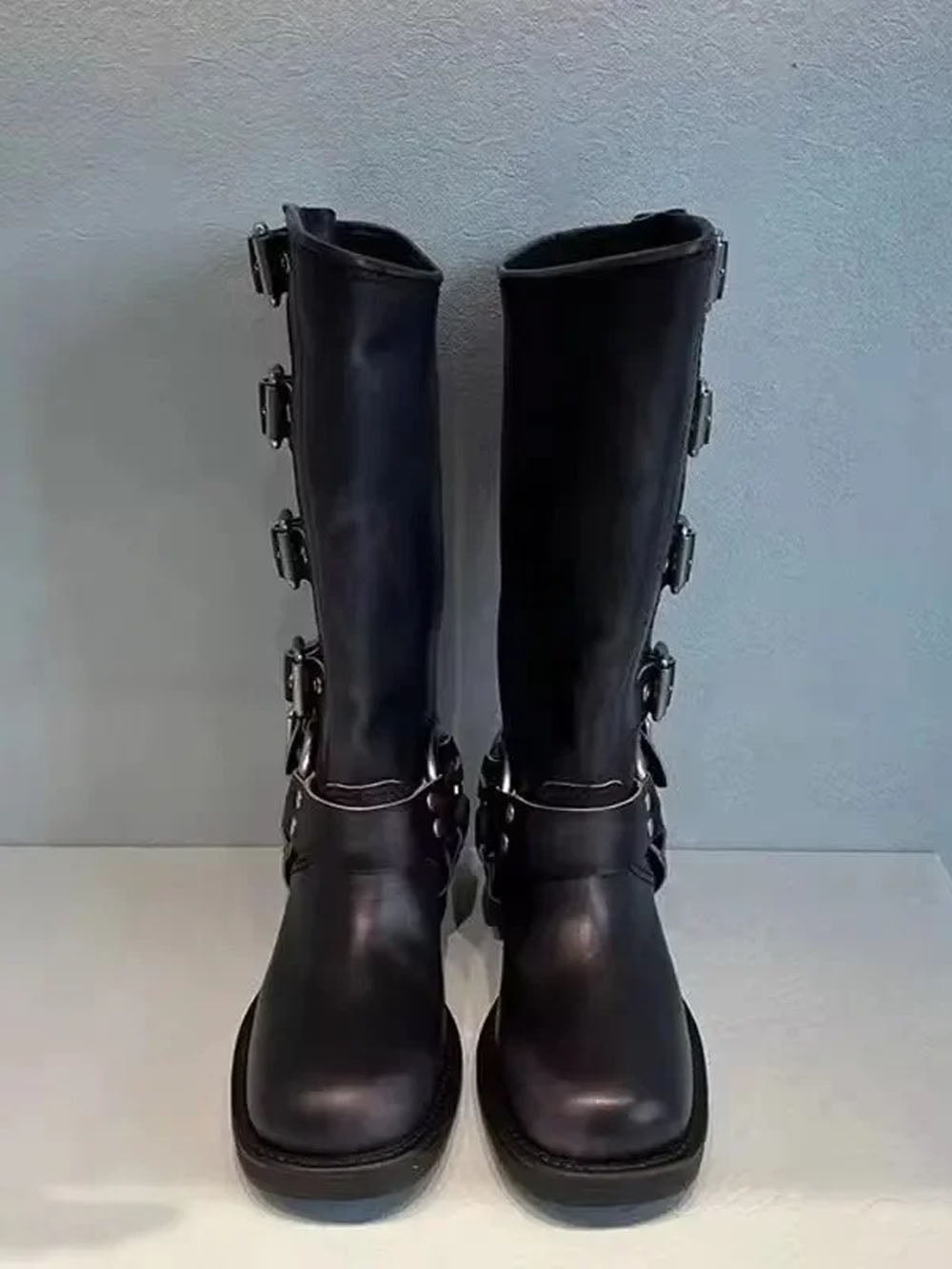 Alexandra Cowboy Leather Boot