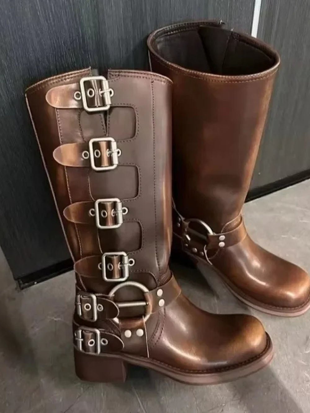 Alexandra Cowboy Leather Boot