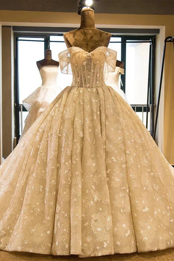 Amazing Strapless Cap sleeves Lace appliques Wedding Dress by misshow.com