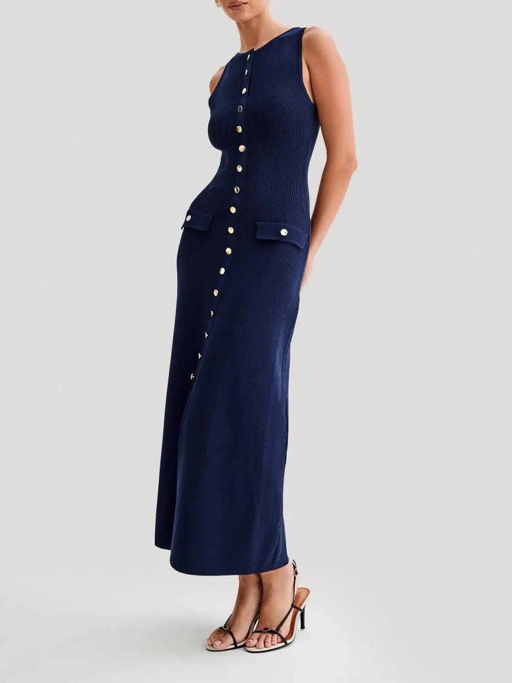 Amelia Sleeveless Long Maxi Dress