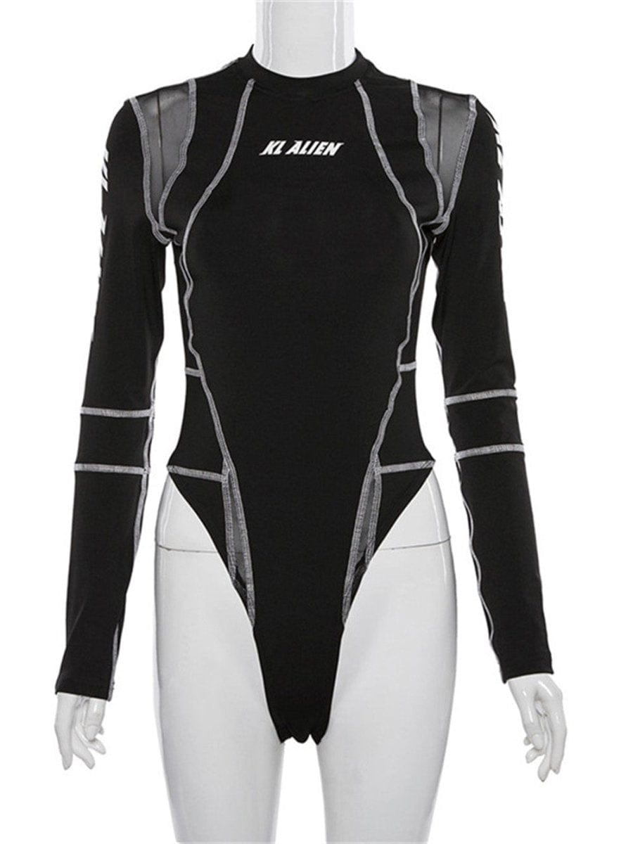 Aria Skinny Bodysuit Streetwear Top