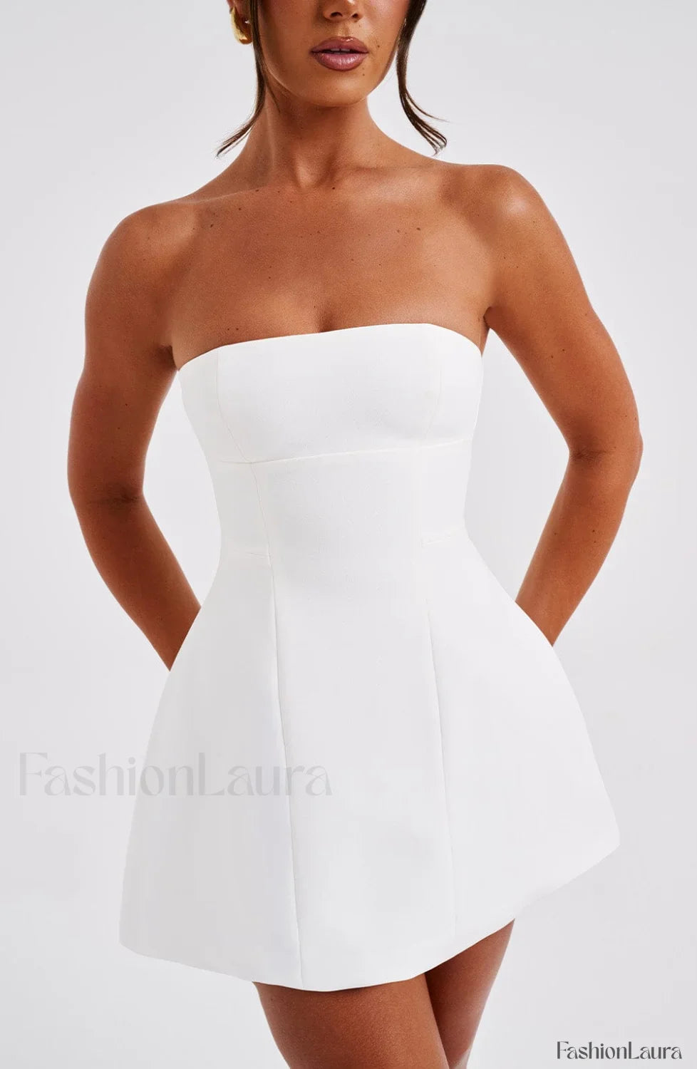 Asha Mini Graceful Dress - Ivory