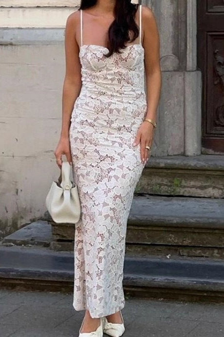 Bodycon Cami Lace Dress - VelvetHem