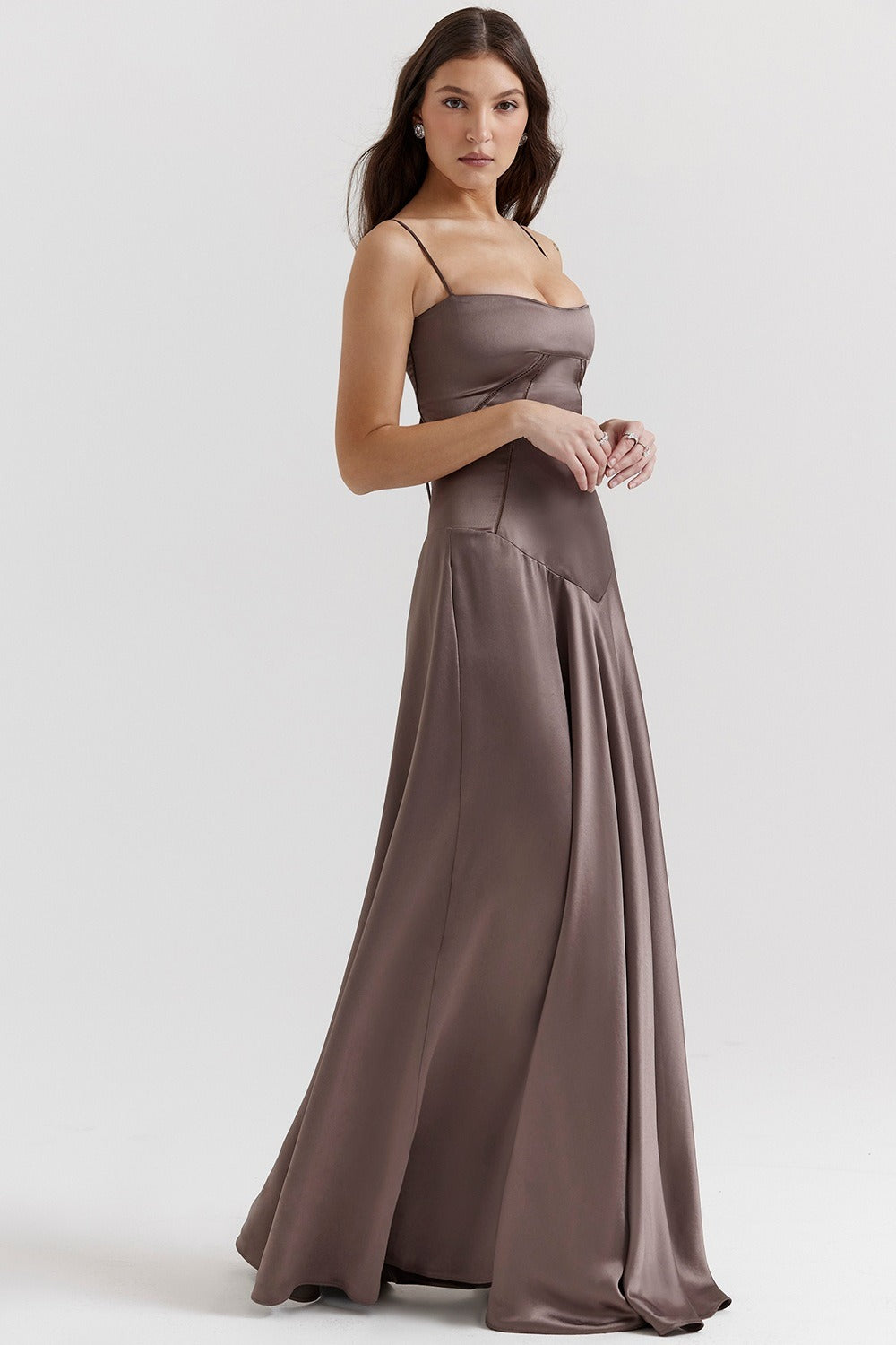 Classic Elegant Cami Backless Dress for Modern Fashion Wear