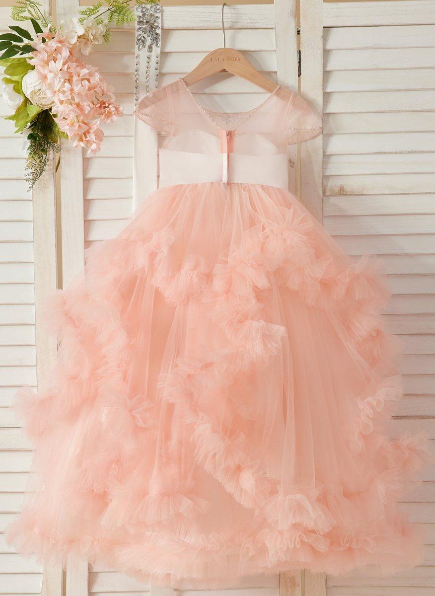 Ball-Gown/Princess Tulle Floor-length Flower Girl Dress