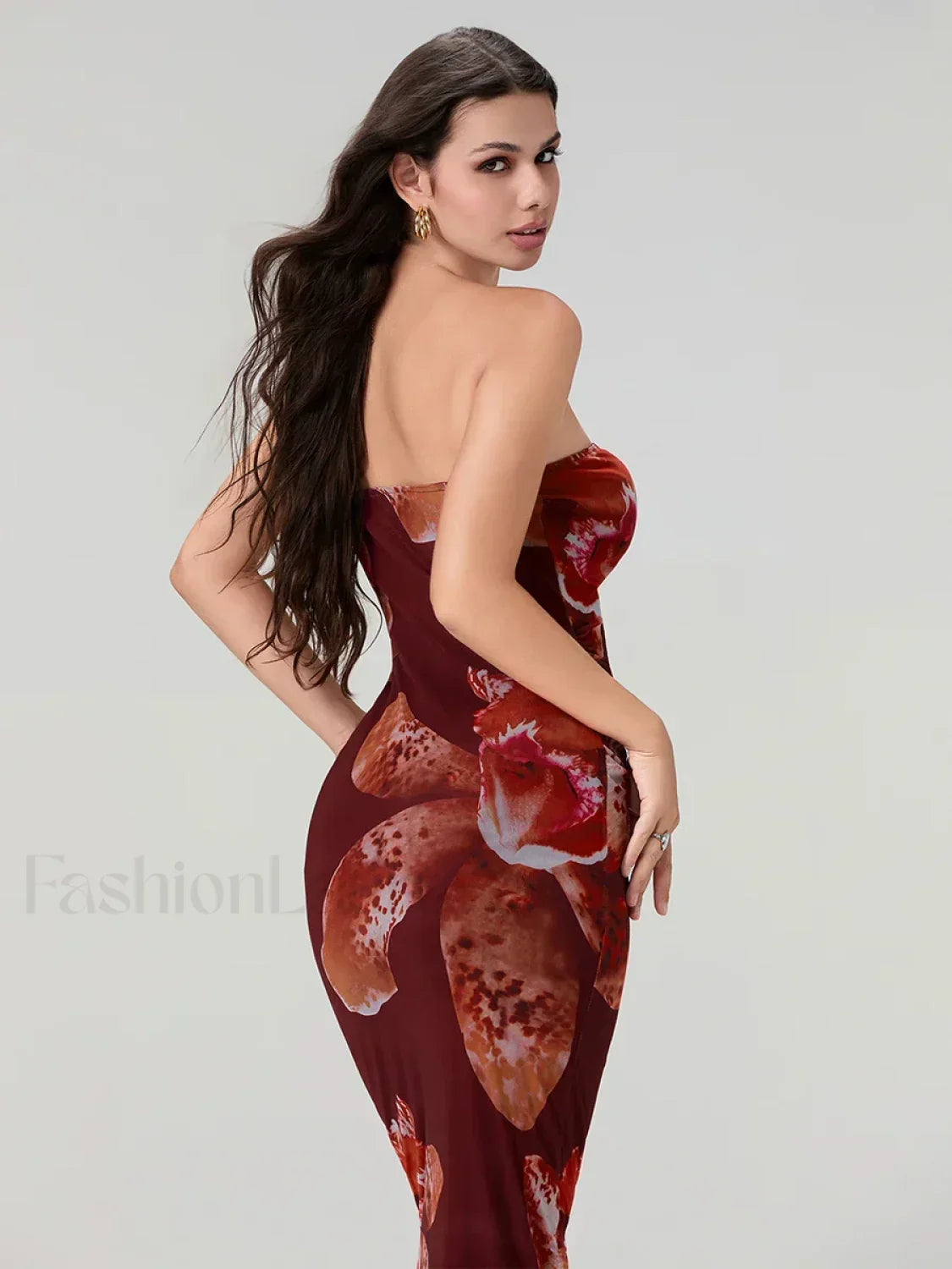Bandeau Off Shoulder Vintage Inspired Dress for Modern Casual Wear