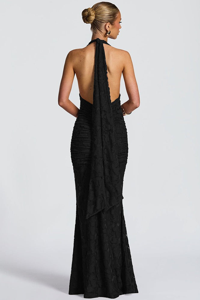Tie Up Ruched Dress with Premium Everyday Styling Boutique Fashion Style
