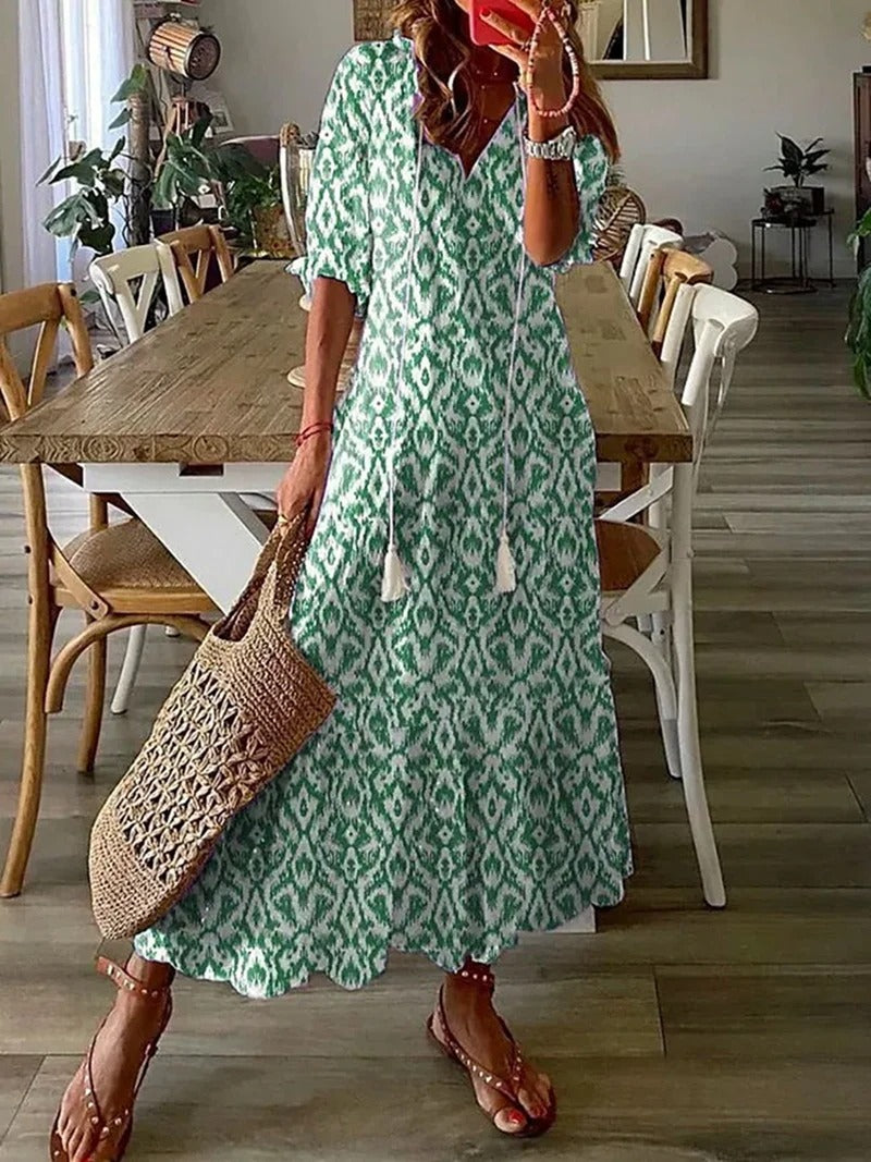 Rosa Premium and Stylish Printed Summer Dress Statement Occasion Edit
