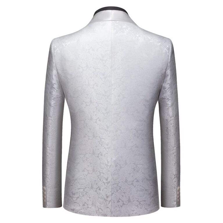 Bespoke Slim-Fit Shawl Lapel One Button Wedding Tuxedo