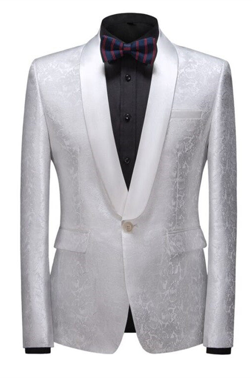 Bespoke Slim-Fit Shawl Lapel One Button Wedding Tuxedo
