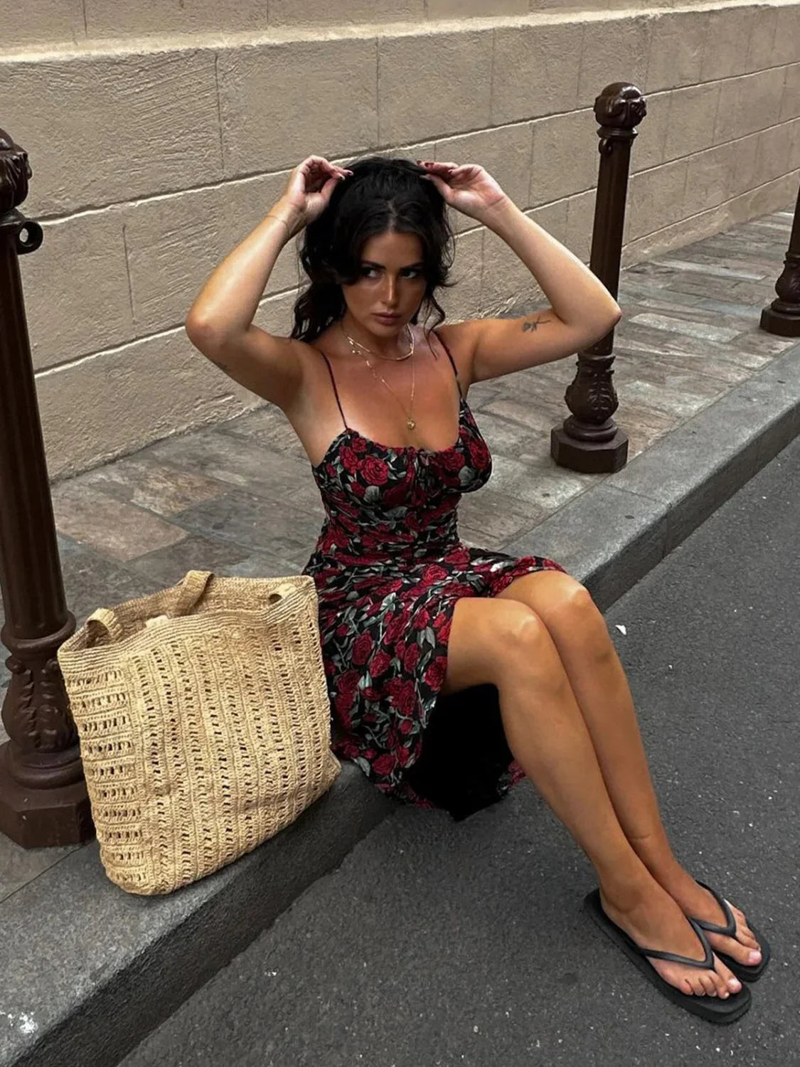 Cpcomense250708 091 Dress with Relaxed Fit and Smart Casual Fashion