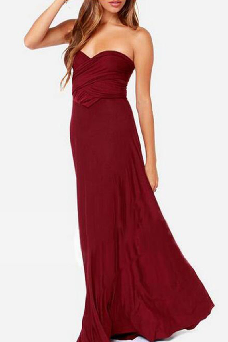 Elegant Solid Backless Strap Design Evening Dress Dresses(20 Colors) - View 10 | VelvetHem