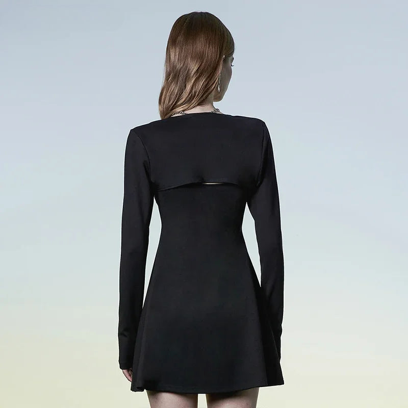 Punk Stylish Charming Sexy Slim Elastic A shape Dress
