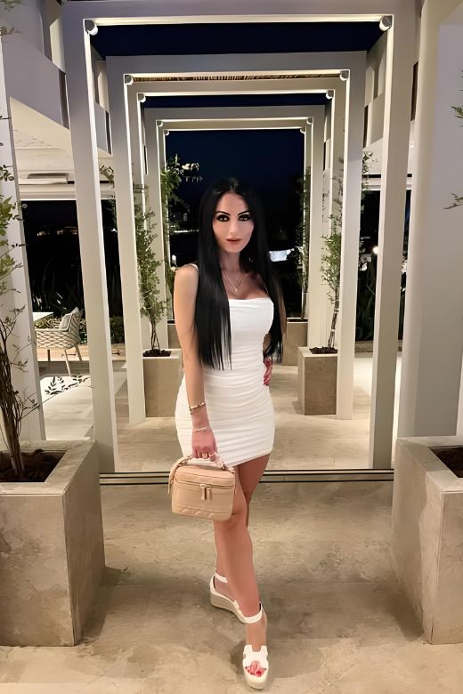 Cassie Bodycon Wrap Mini Dress - White Pearl