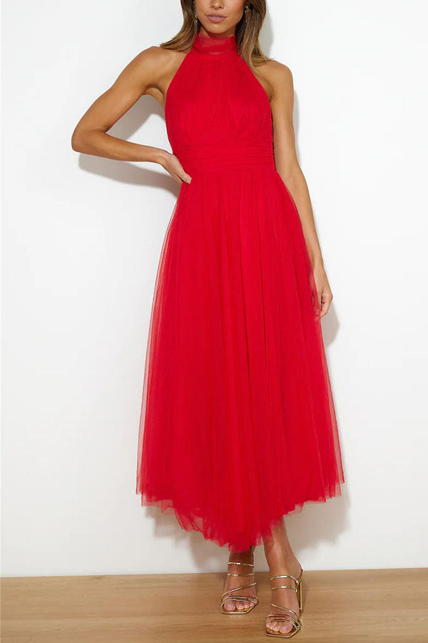 Maricela Effortless Dress with a Long Skirt Boutique Collection
