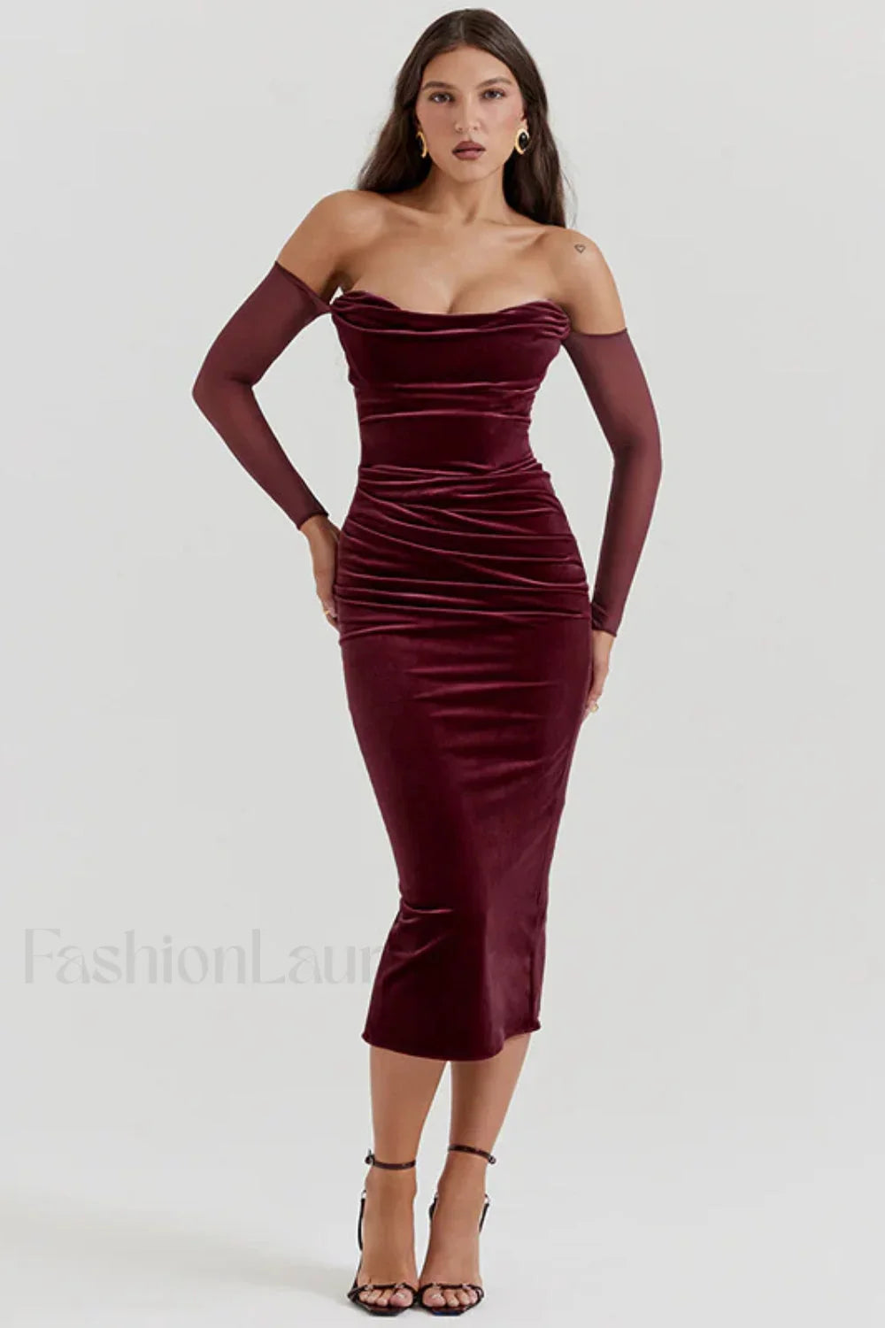 Celebrity Temperament Sexy Dress with Relaxed Fit and Streetwear Style