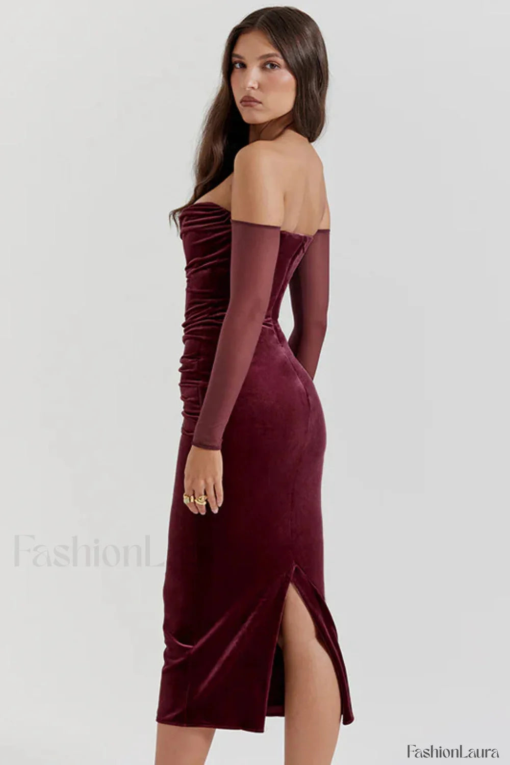 Celebrity Temperament Sexy Dress with Relaxed Fit and Streetwear Style