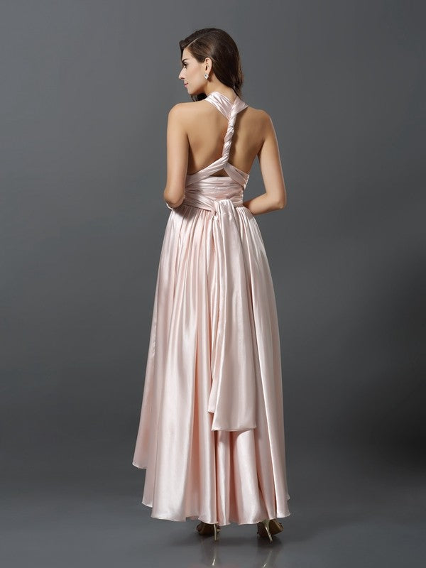 Charming Sleeveless High-Low Bridesmaid Dresses
