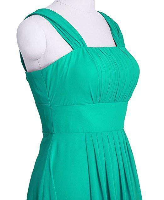 Chiffon Butterfly Sleeves Bridesmaid Dresses Formal Evening Dress (ZD13204)
