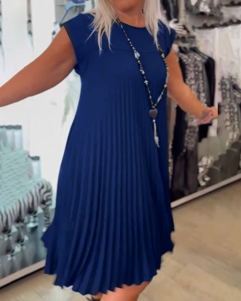 Adonia Stylish Pleated Dress for Women Effortless Chic Look