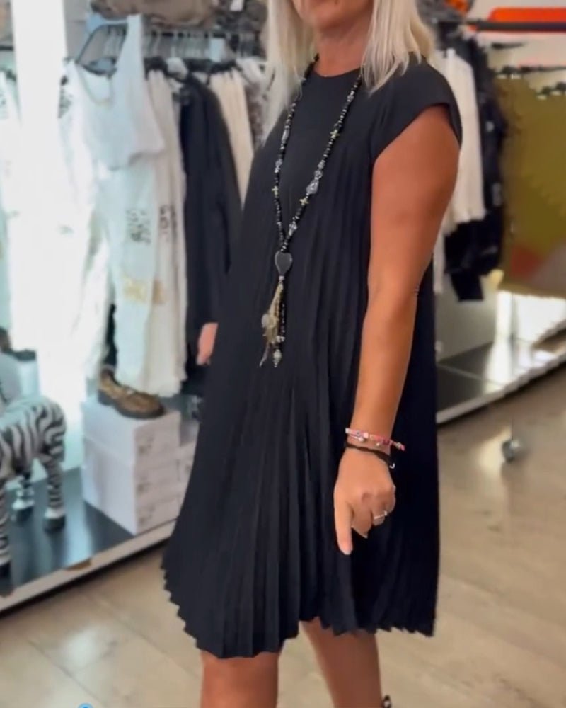 Adonia Stylish Pleated Dress for Women Effortless Chic Look
