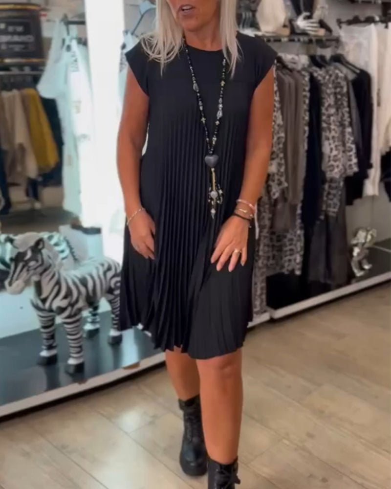 Adonia Stylish Pleated Dress for Women Effortless Chic Look