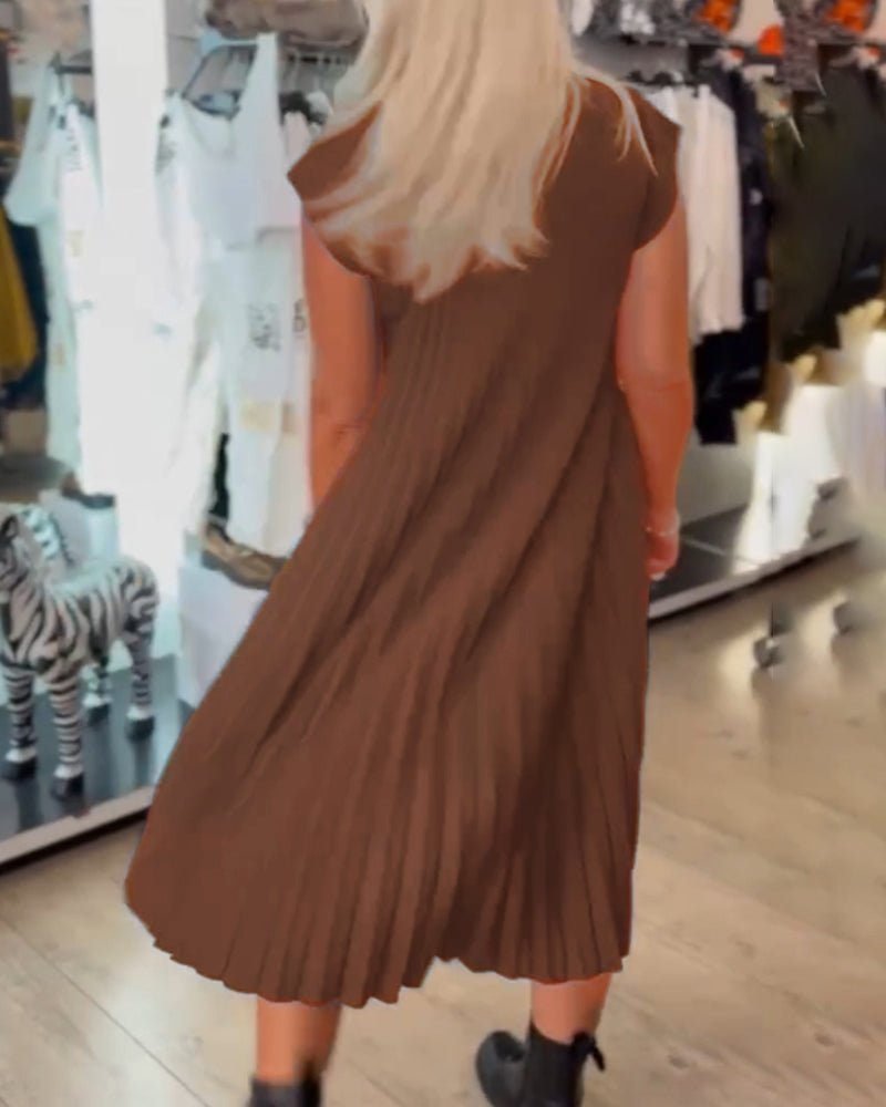 Adonia Stylish Pleated Dress for Women Effortless Chic Look