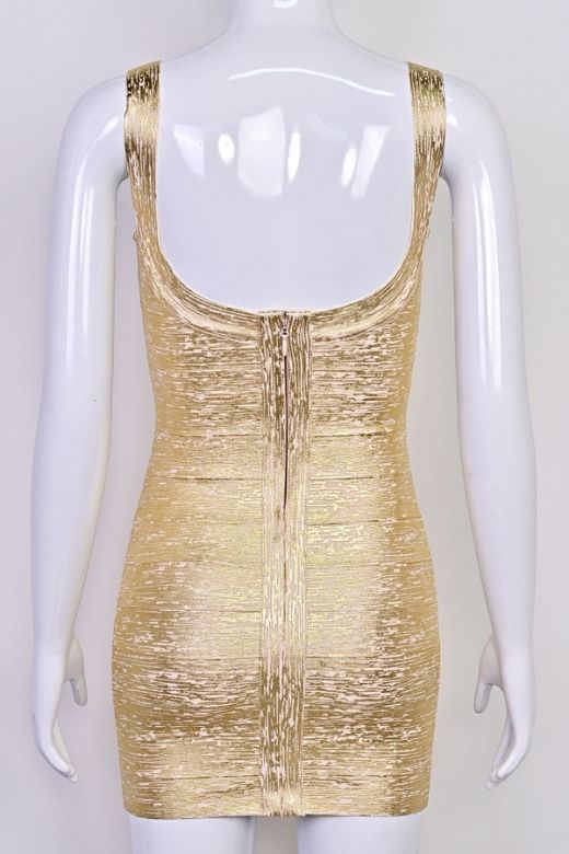 Cindy Bandage Mini Dress - Rose