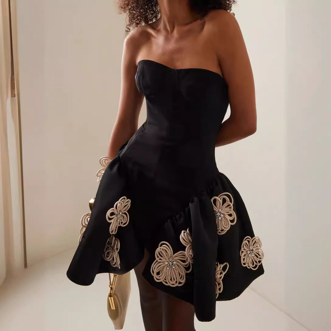 Luxury Crystal Party Bandage Dress - View 2 | VelvetHem
