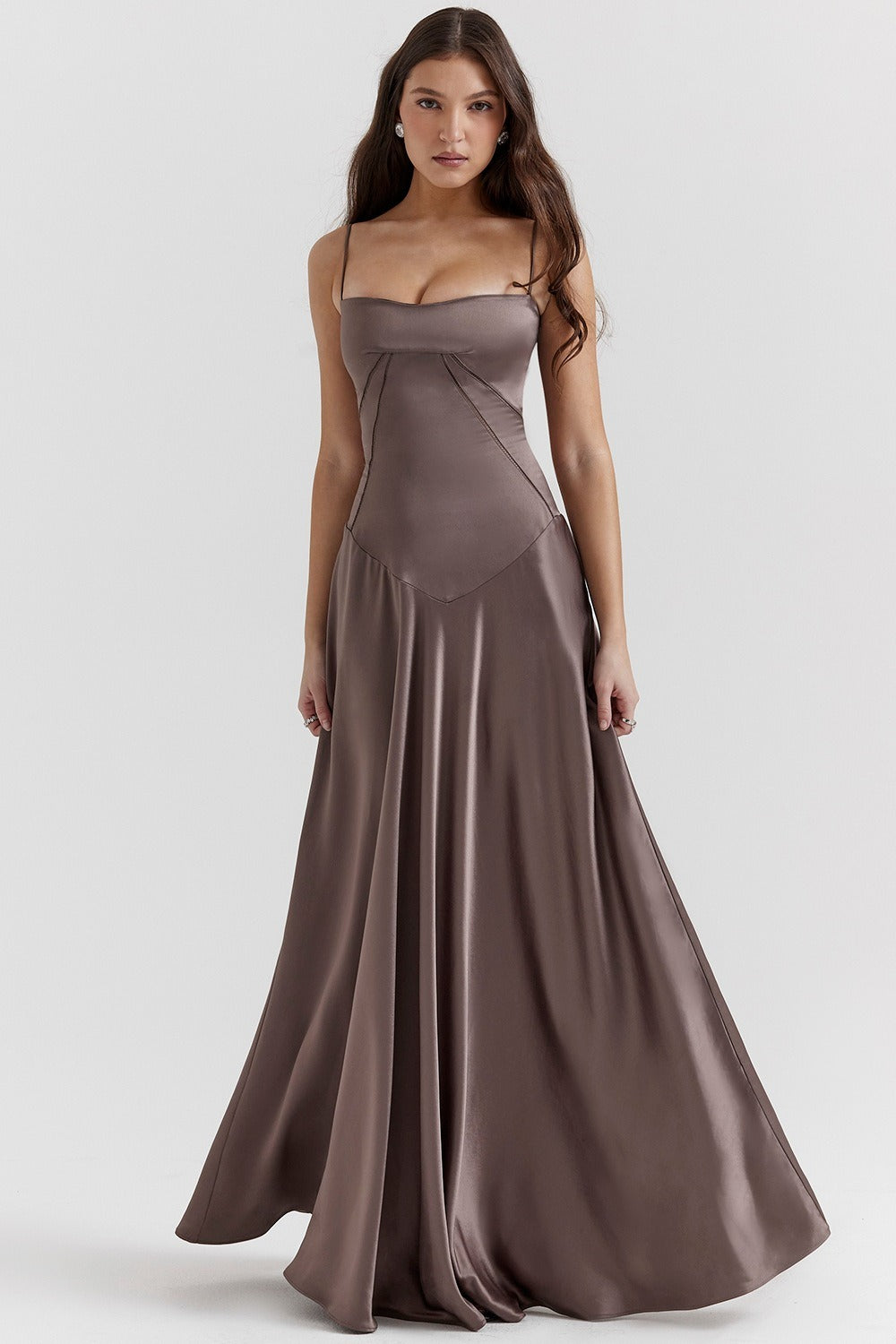 Classic Elegant Cami Backless Dress for Modern Fashion Wear