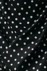 Polka Dot Off-Shoulder Cami Tie Maxi Dress - View 3 | VelvetHem