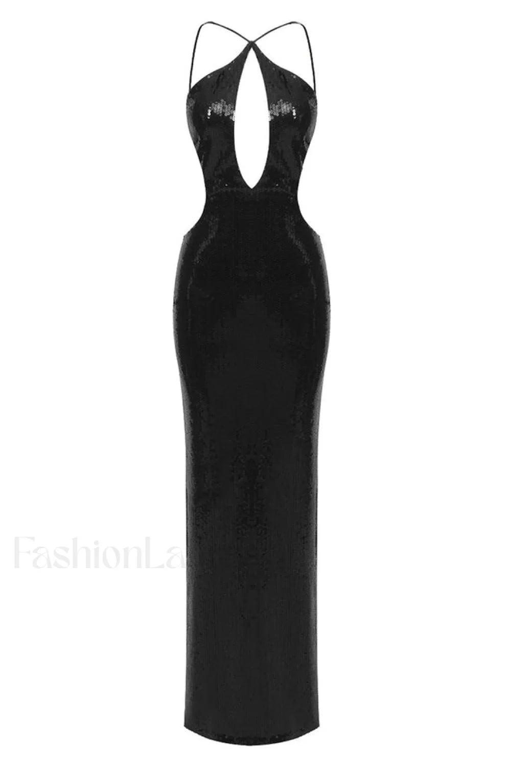 Darcy Backless Stylish Cutout Sequin Dress