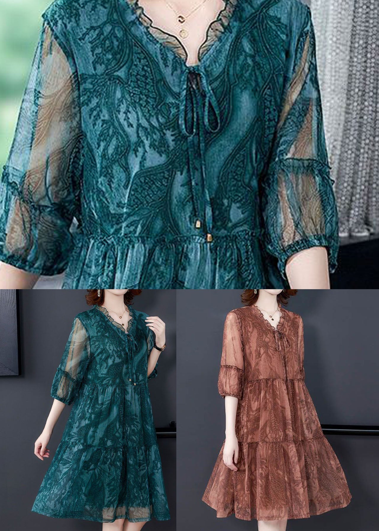 A Vintage Style Dress with Delicate Timeless Details