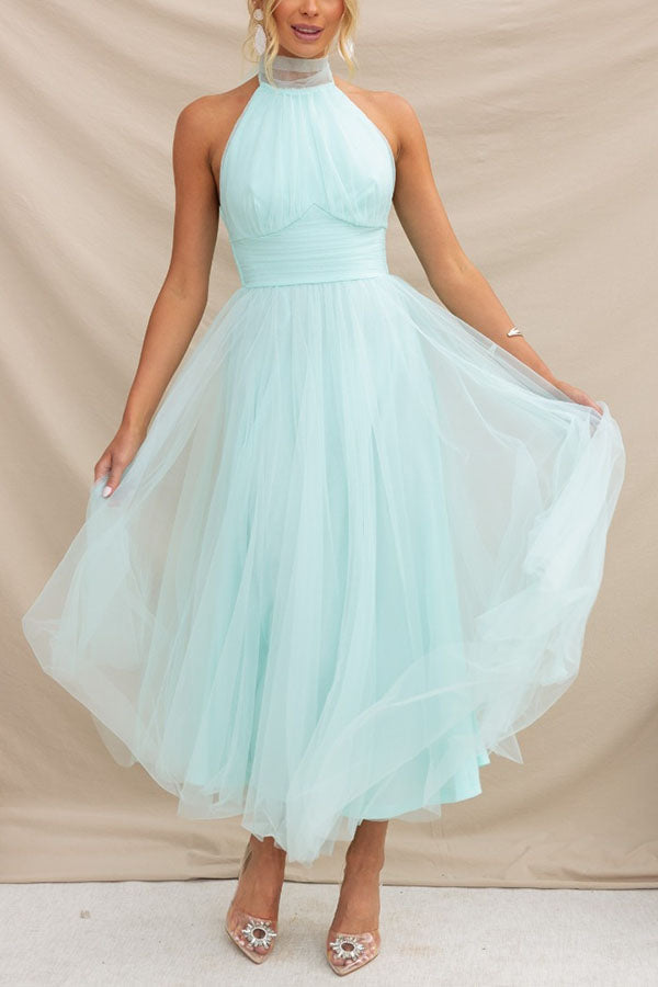 Maricela Effortless Dress with a Long Skirt Boutique Collection