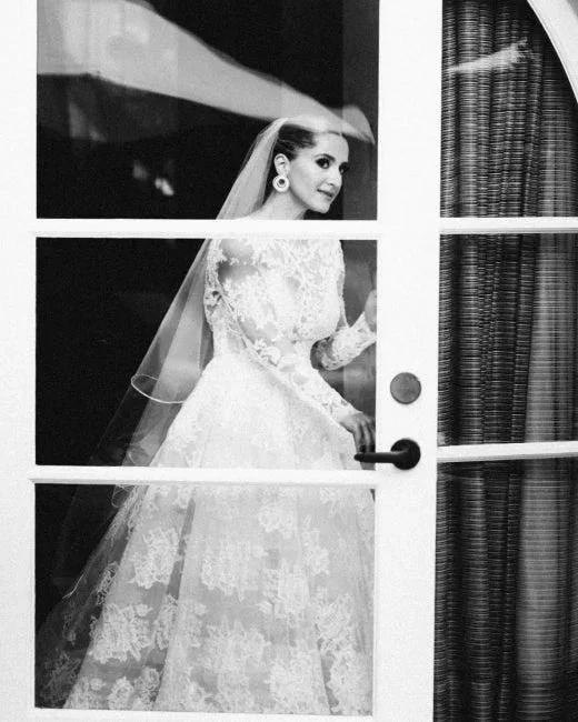 Designer A-line Long Sleeves Backless Wedding dresses with Lace (ZD14694) - View 5 | VelvetHem