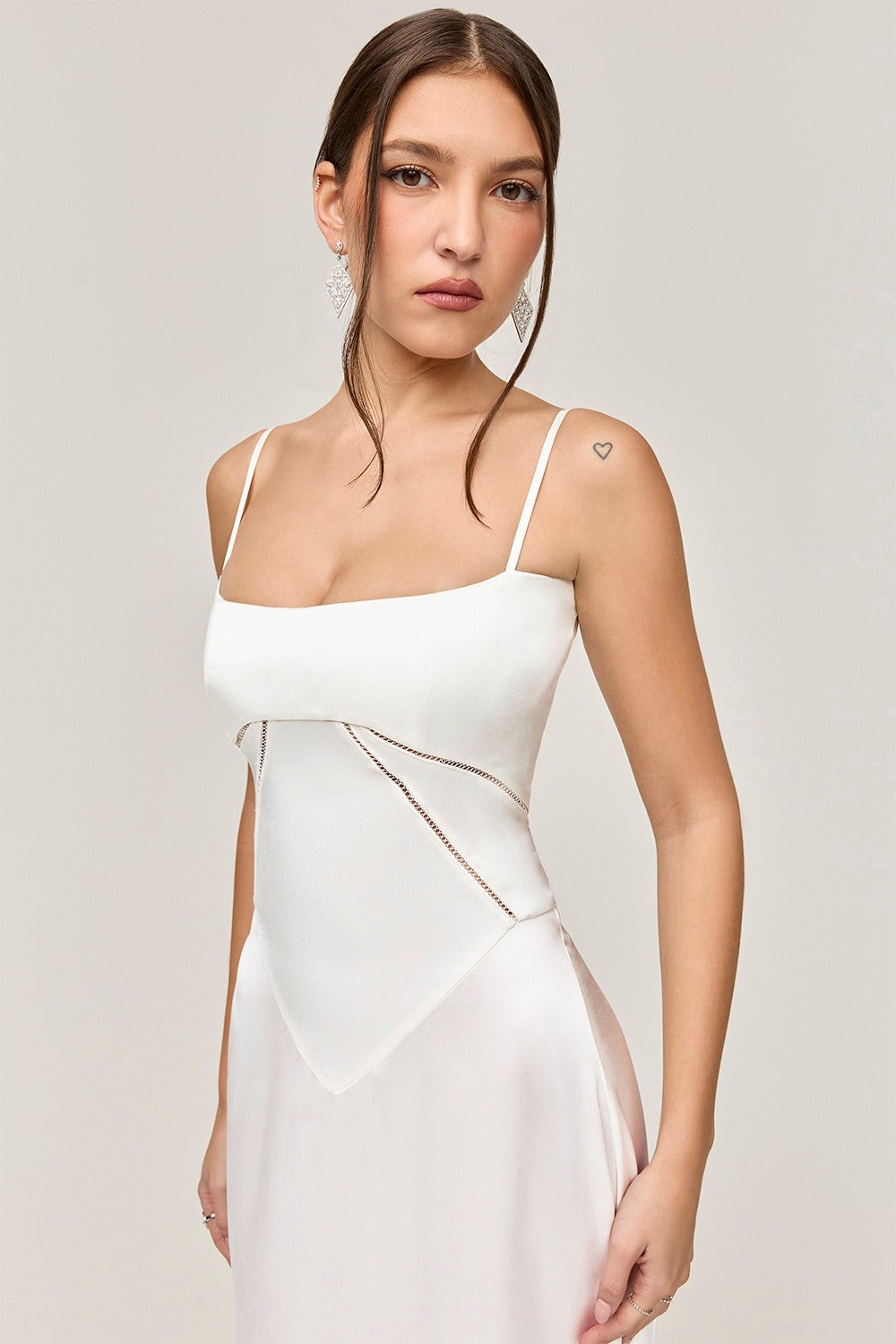 Classic Elegant Cami Backless Dress for Modern Fashion Wear