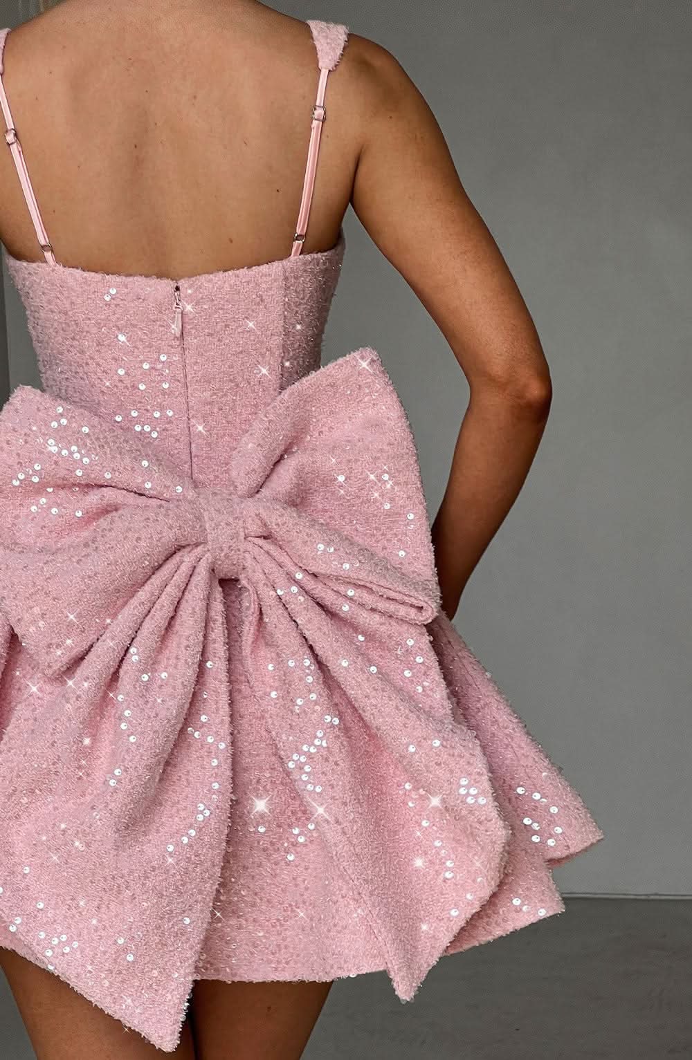 Sandy Bow Mini Dress