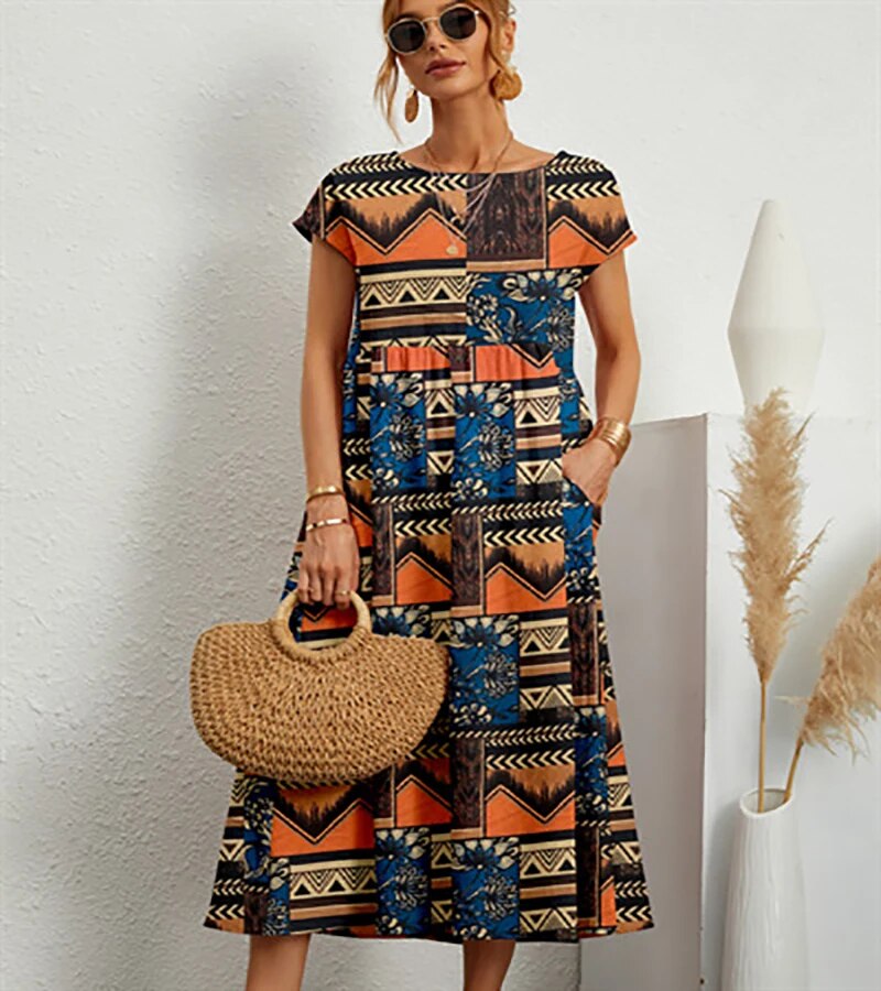 Edna Chic Floral Dress Silhouette Collection
