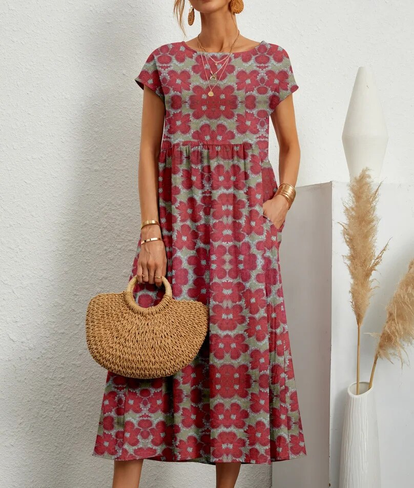 Edna Chic Floral Dress Silhouette Collection