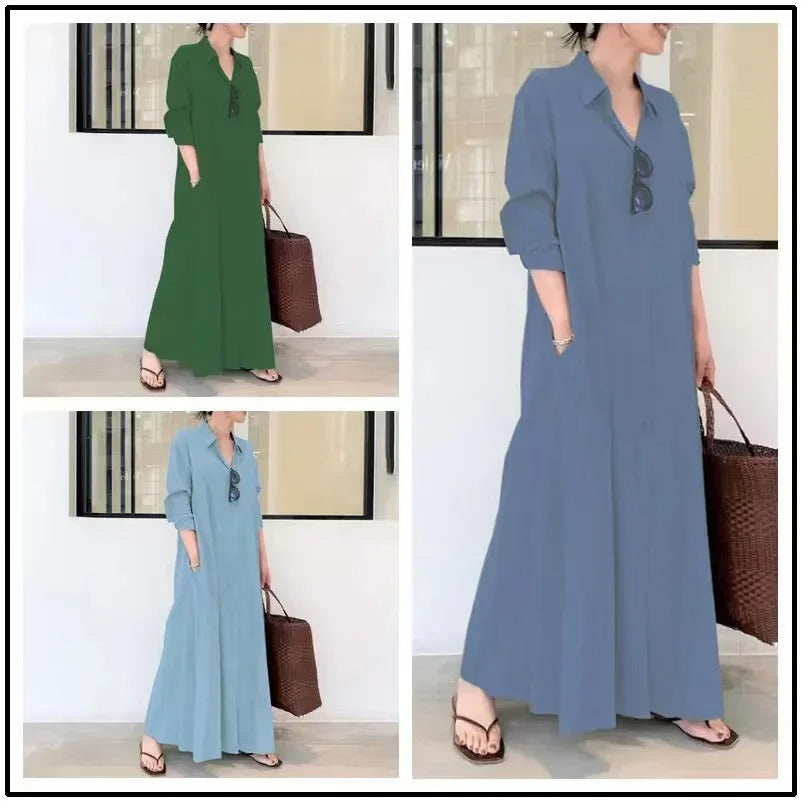 Lucia Premium Women's Long Sleeved Polo Dress Chic Silhouette Collection