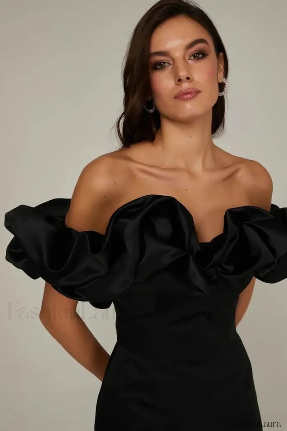 Elastic Mystic Stylish Satin Dress