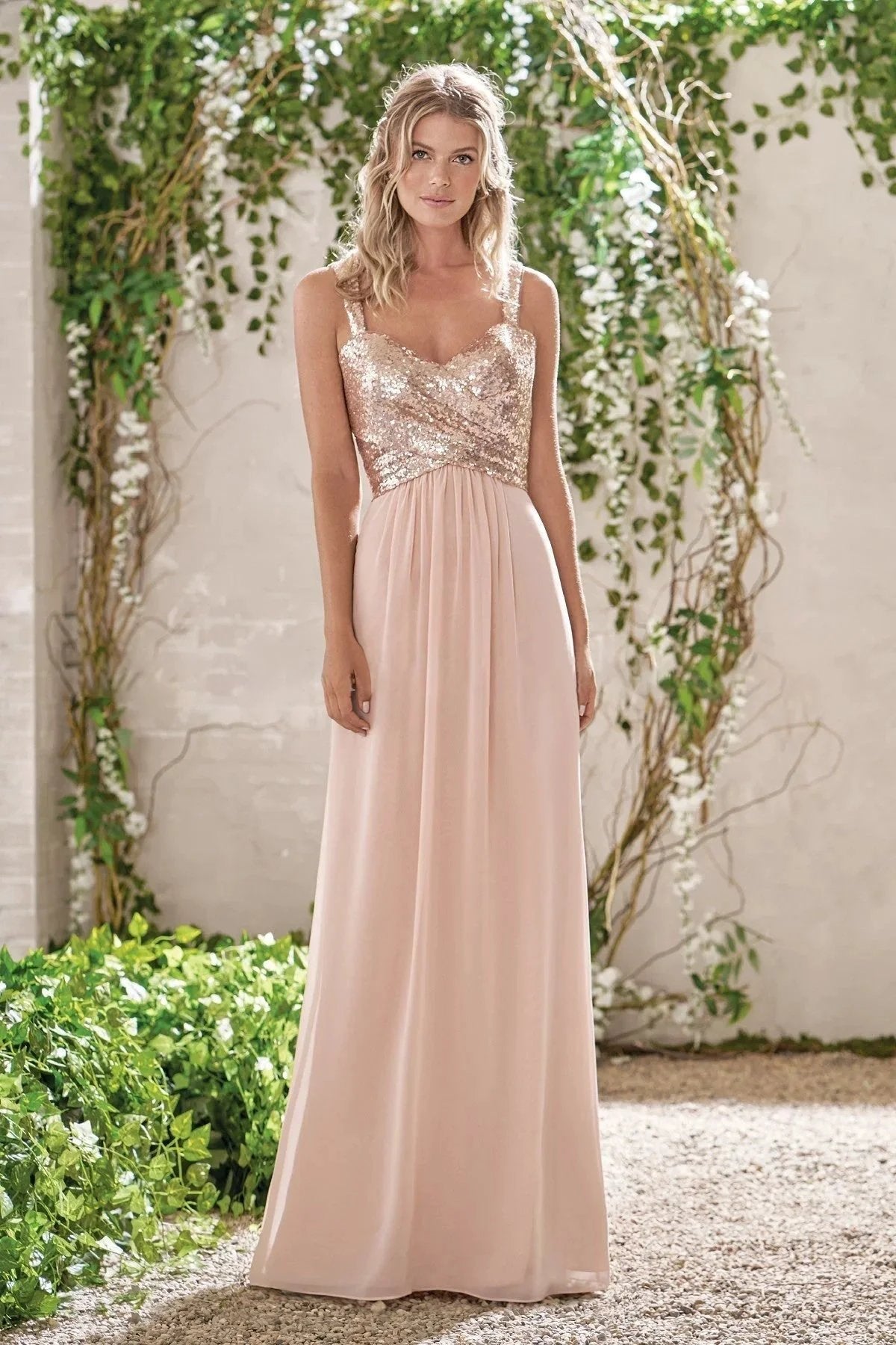 Elegant Bridesmaid Dresses Long Chiffon Bridesmaid Dresses by misshow.com
