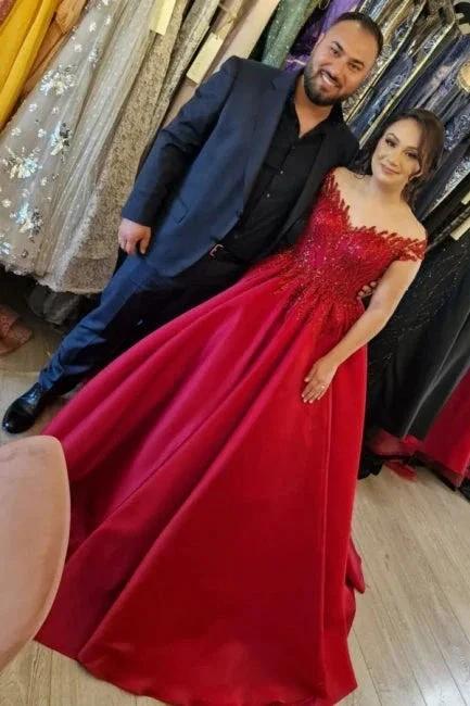 Elegant v-neck capsleeves a-line satin Wedding dresses (ZD14871)